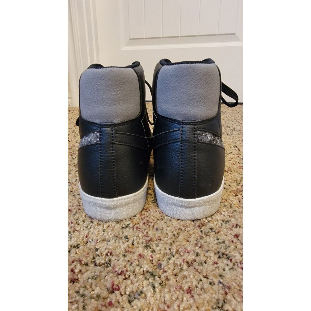Size 13 - Nike Blazer '77 Vintage Mid Recycled Wool Pack - Black Electric Green - Picture 4 of 9
